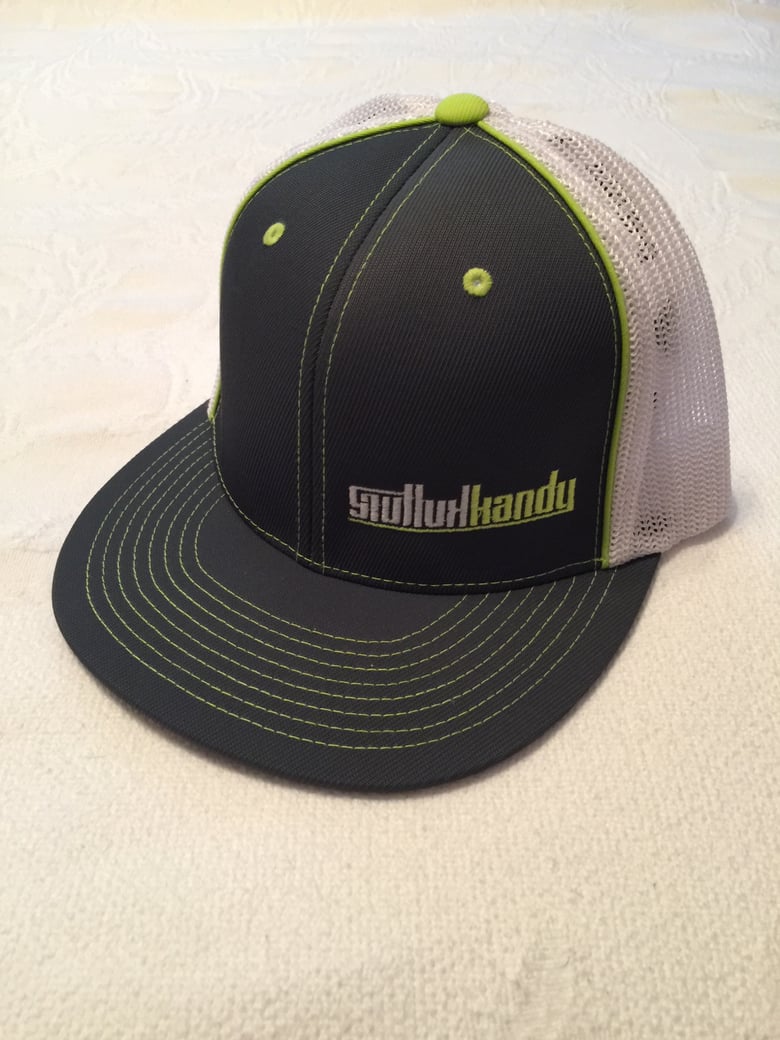 Image of Gray/white/neon yellow - flex fit