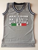 BROWNSIDE LOGO GIRL'S MESH V-NECK JERSEY [Woman]