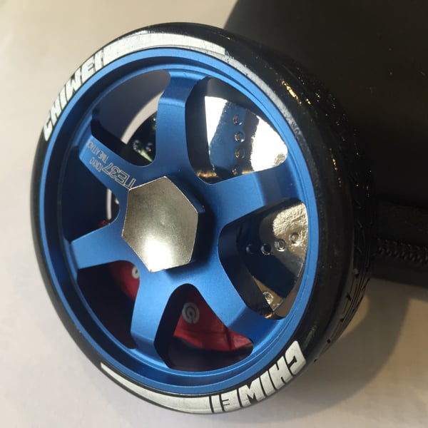 Image of BLUE Alloy Wheel Fidget Spinner