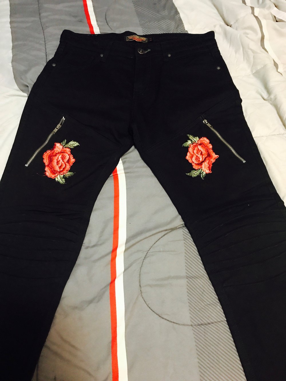Image of Custom biker Moto jeans