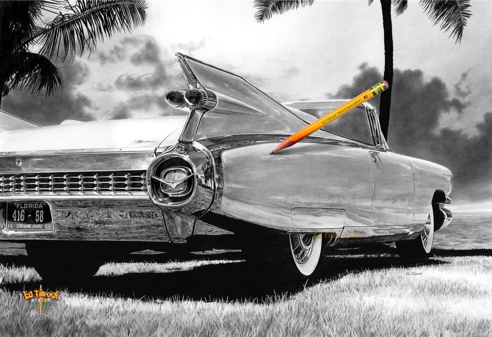 Image of '59 Caddy 11x17 Print
