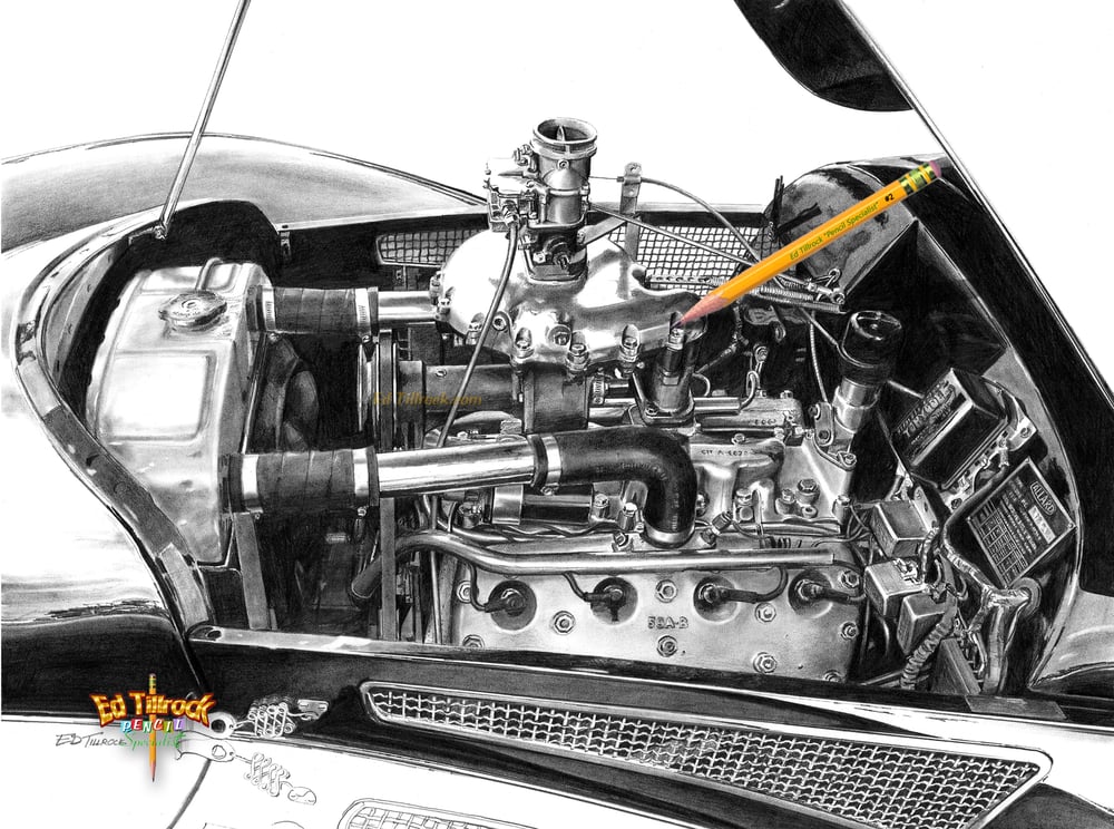 Image of Supercharged Allard 11x17 Print