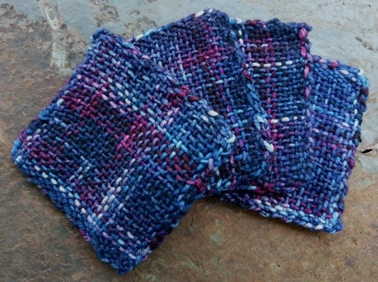 Image of Dusk, handwoven coasters