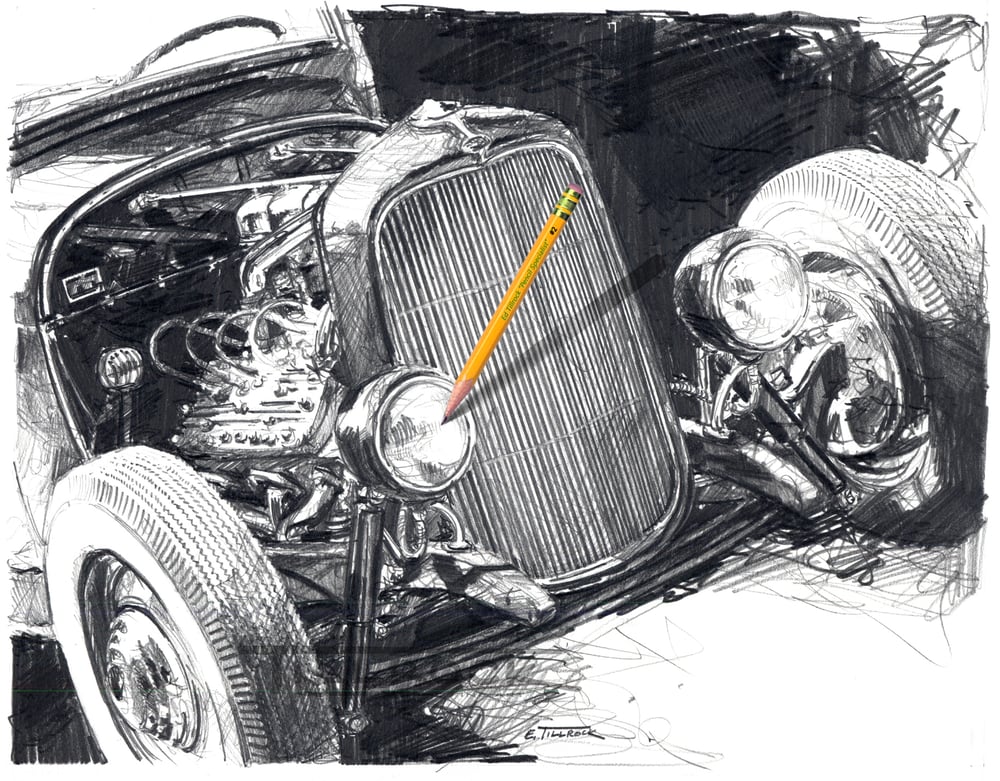 Image of "Cyclone" Sketch 11x17 Print