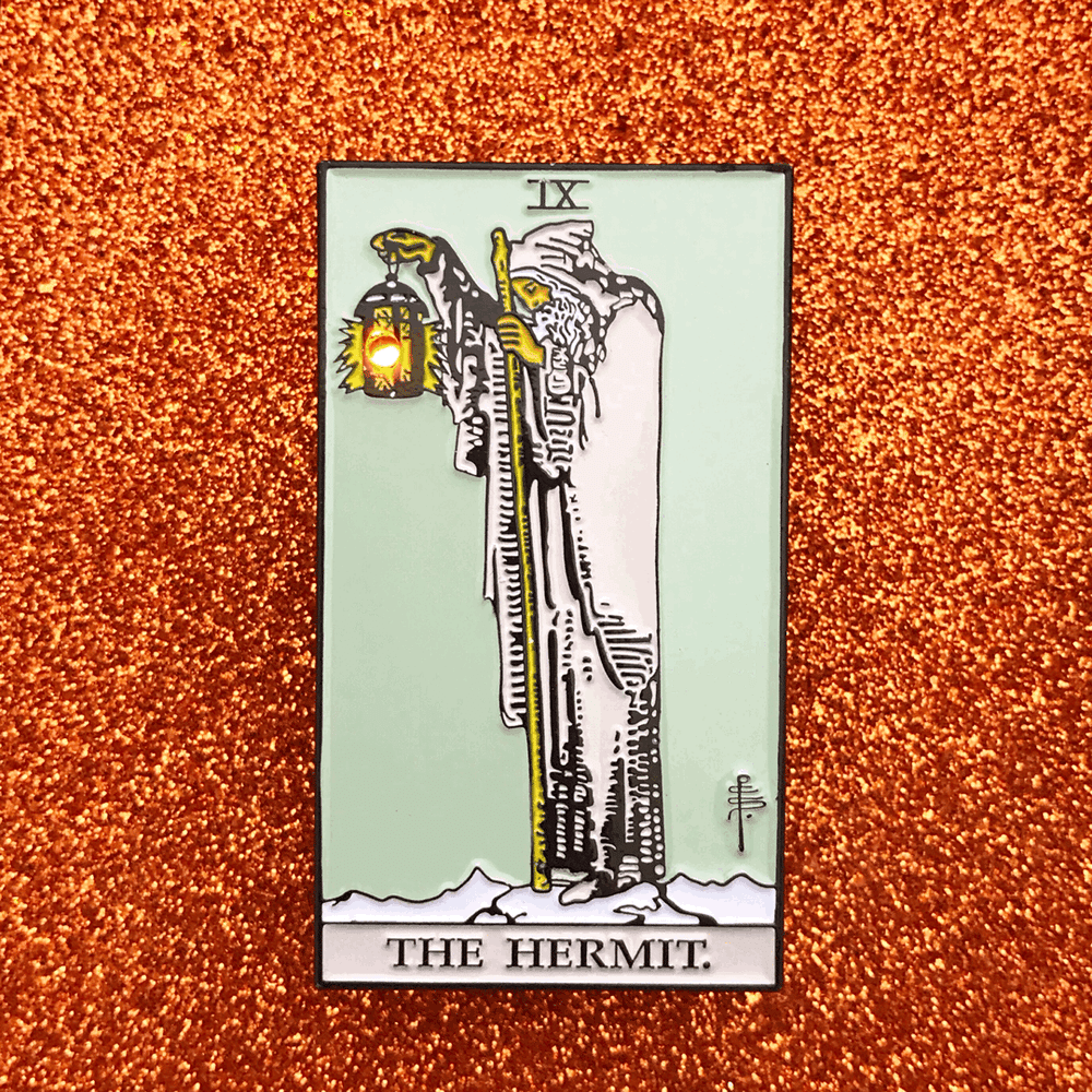 The Hermit Pin Memento Mori Goods