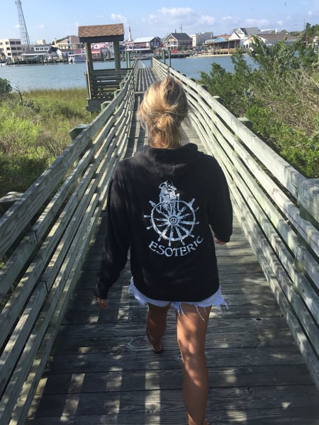 Image of Peace Pirate Charcoal Hoodie