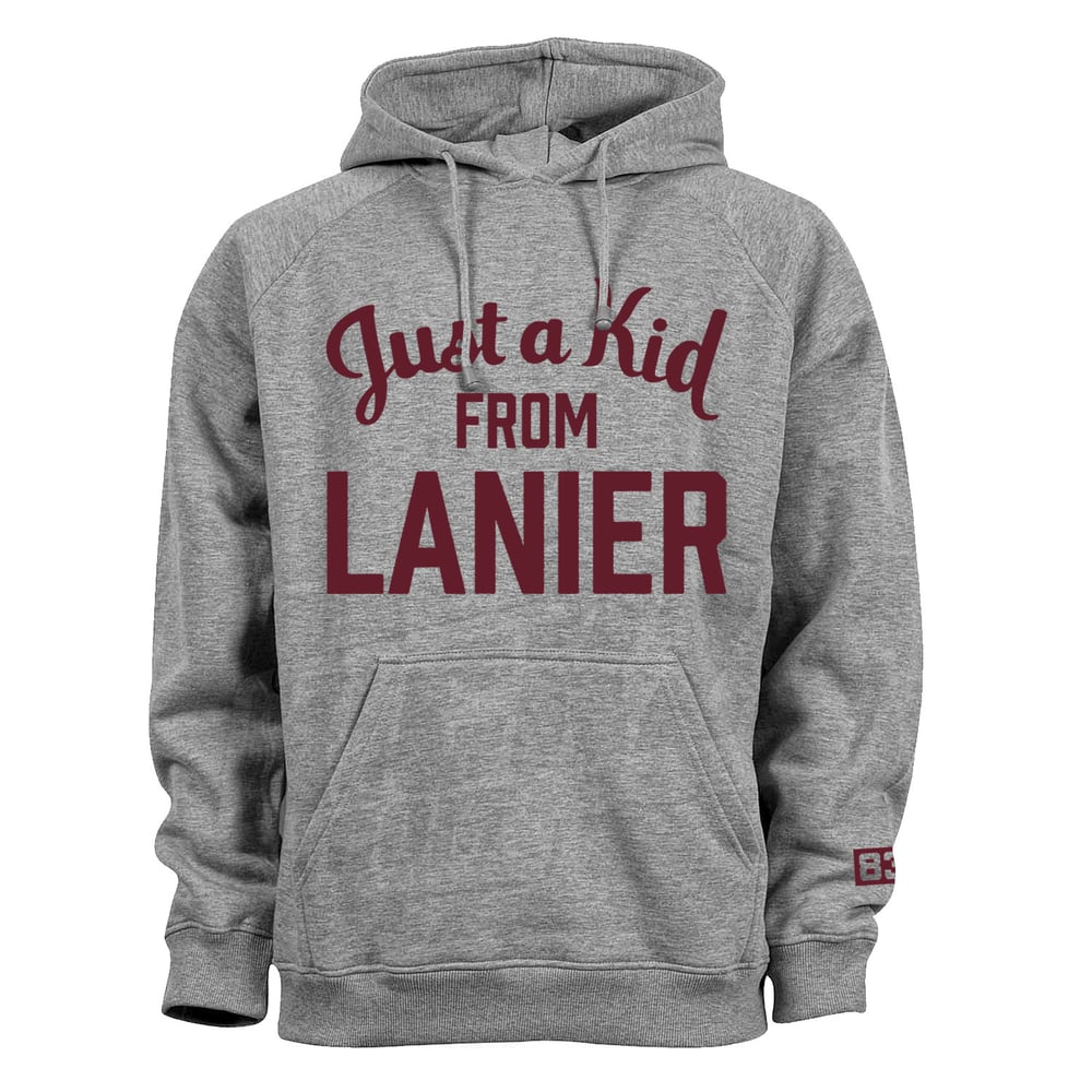Image of LHS JUST A KID PULLOVER HOODIE (GREY)
