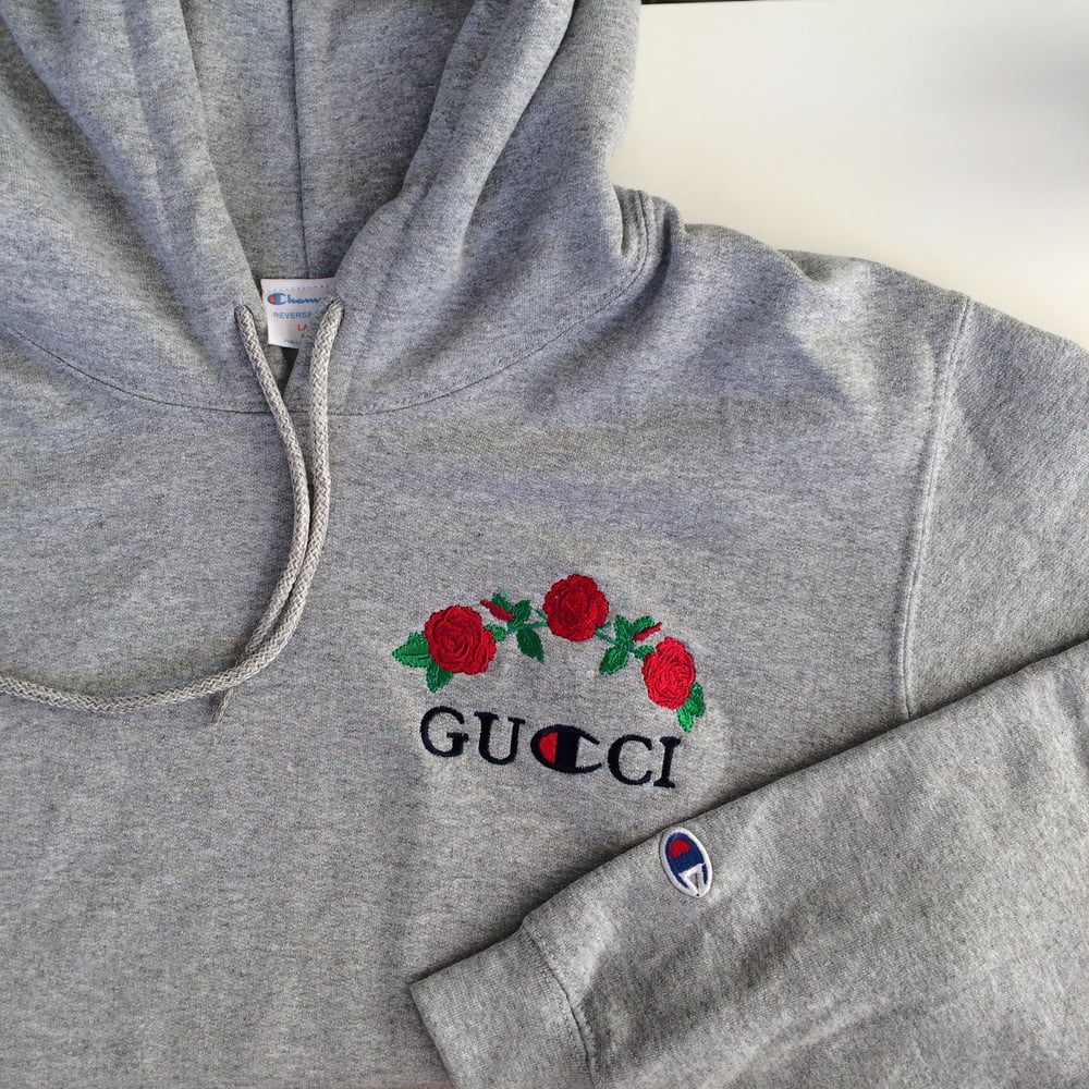 venskab Afdeling frokost GUCCI X CHAMPION SWEAT / its gxcci