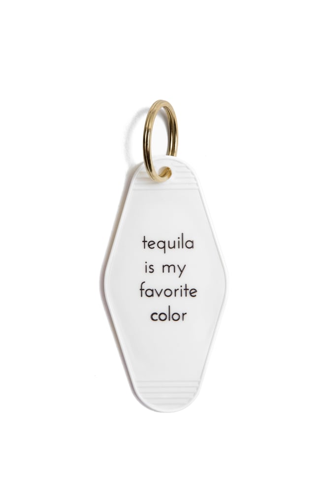 Image of tequila is my favorite color keytag