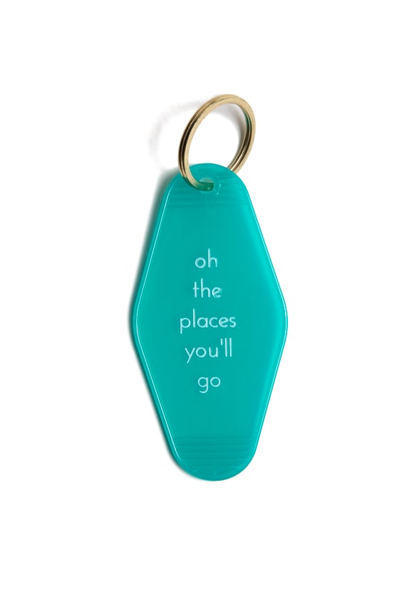 Image of oh the places you'll go keytag
