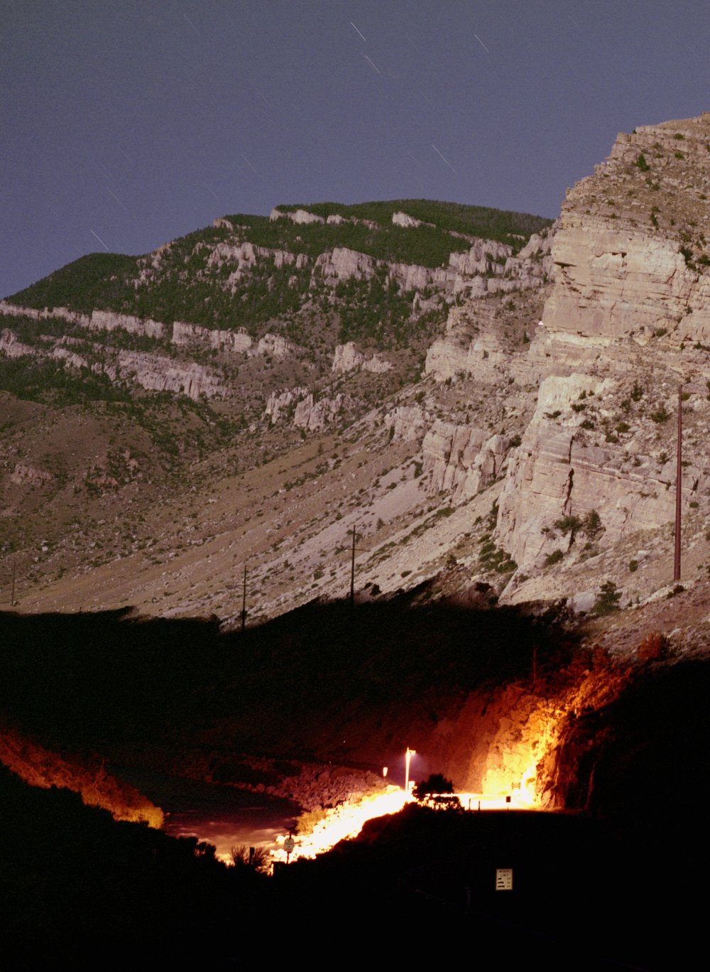Image of moonlit gorge