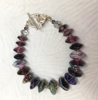 Image 2 of Purple disc bracelet