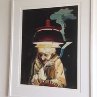 Image 5 of Artprint / giclée / kunsttryk / "Miraklet under min lampe II"