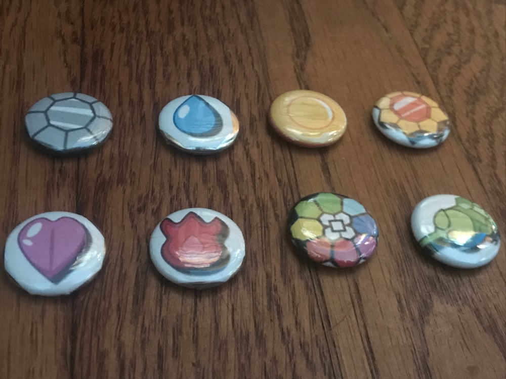 Image of Kanto Gym Badges