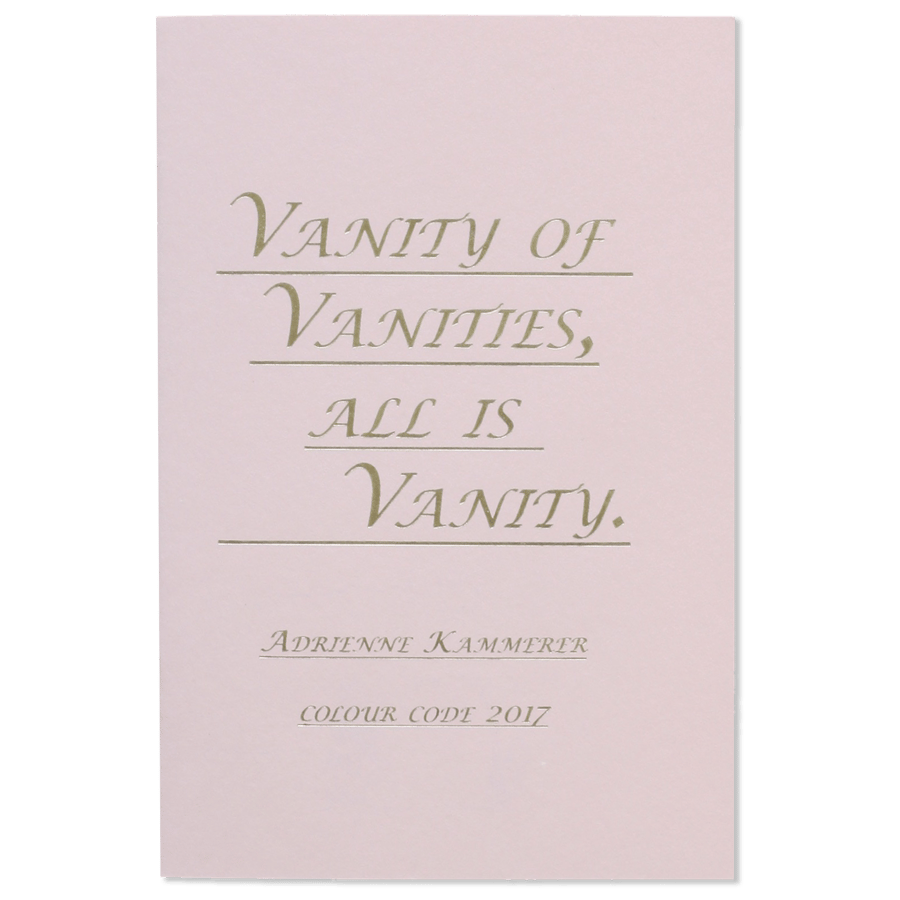 Image of Vanity of Vanities, All is Vanity.