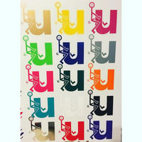 “U" Decals (Set of 2)