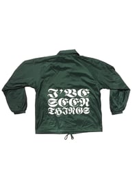 Image 5 of East Side Powerviolence 'TEARS' Coaches Jacket (Hunter Green)