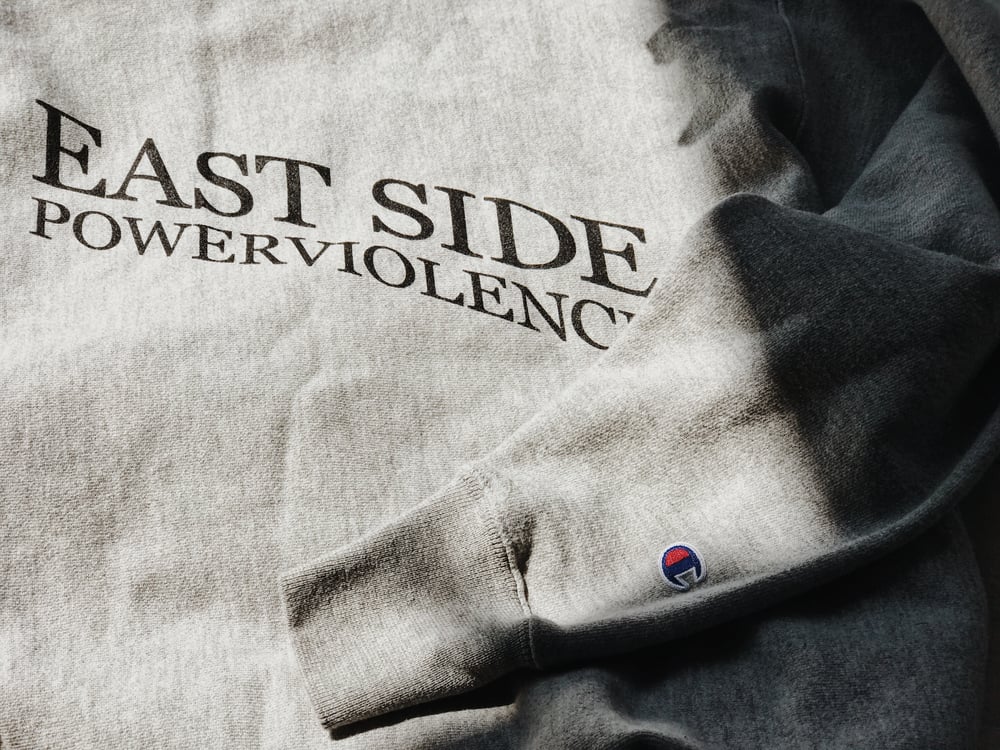 Image of East Side Powerviolence 'PSYWAR' Crewneck (Oxford Grey)