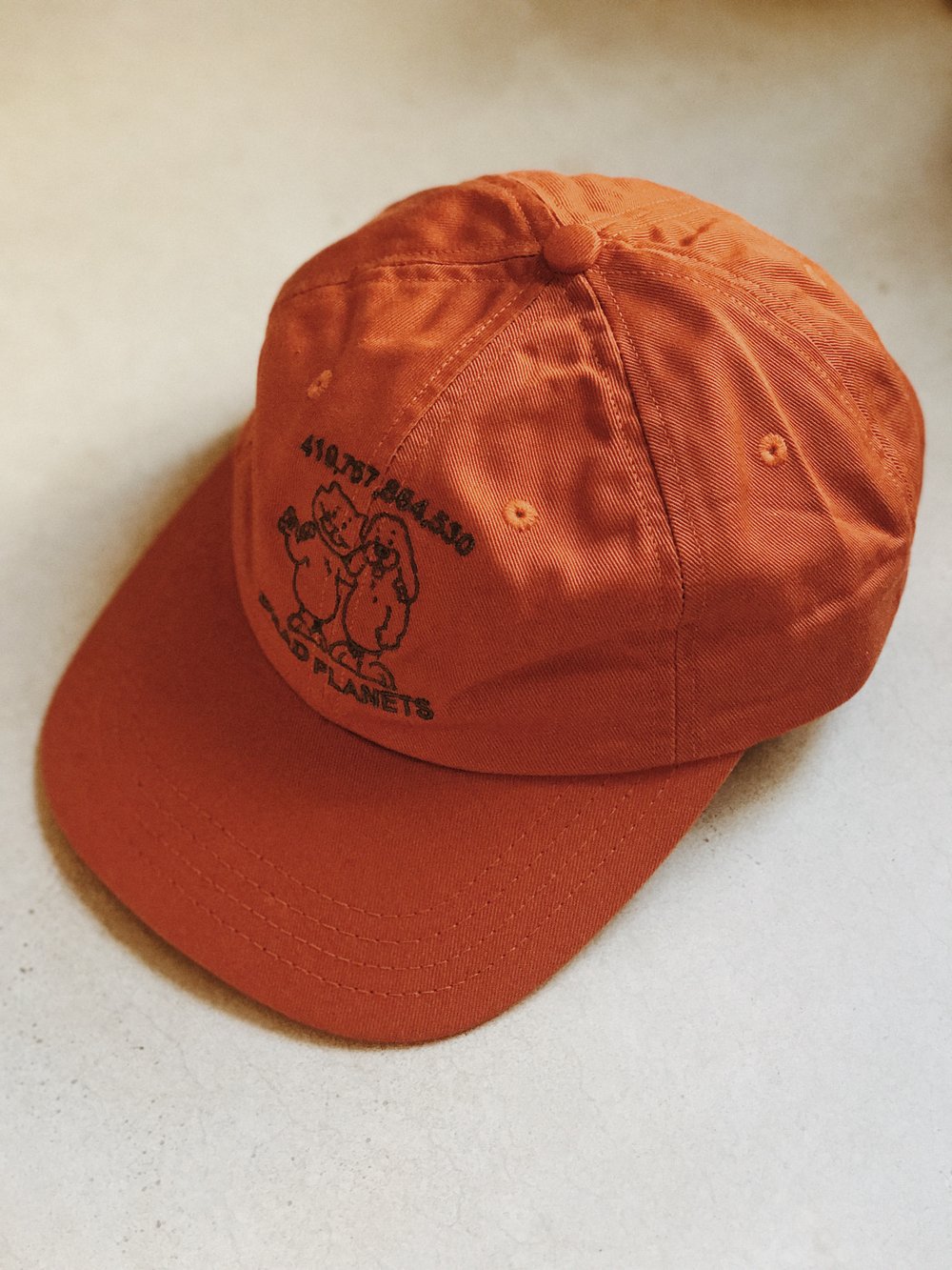 Image of East Side Powerviolence 'DOOMSDAY' Cap (Pumpkin)