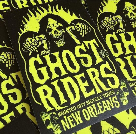 Image of "The Ghost Riders" Sticker by TimboYaYa!