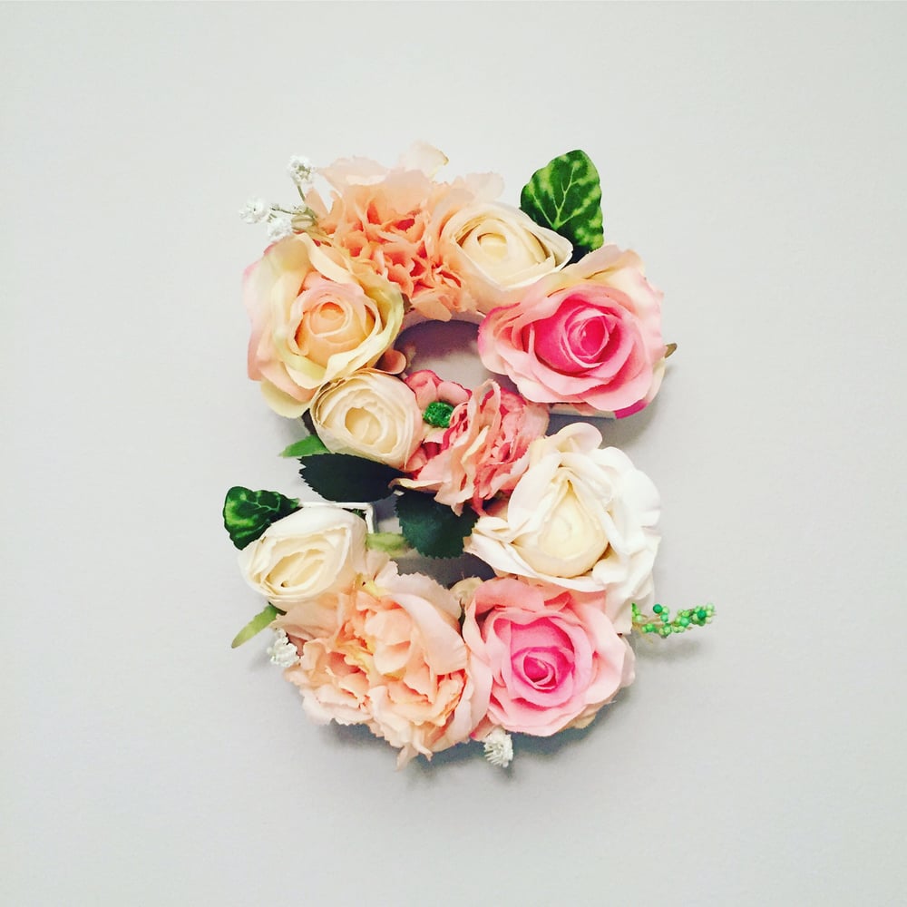 Image of Bespoke Floral Initial