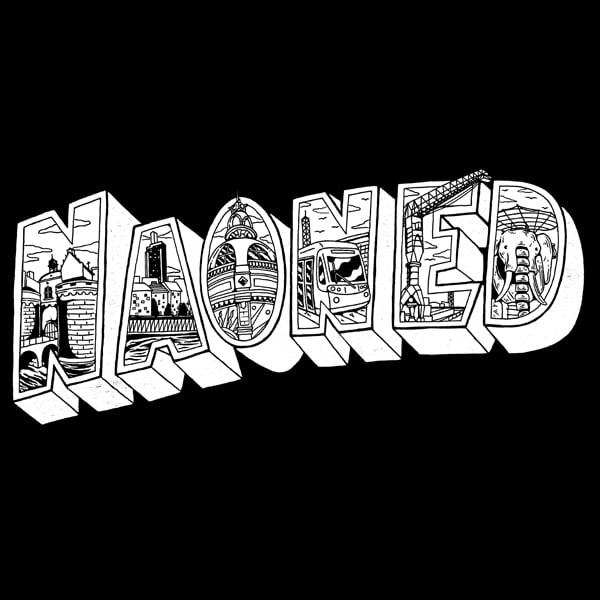 Image of Sweat à capuche noir NAONED — Version "Gwenn ha Du"