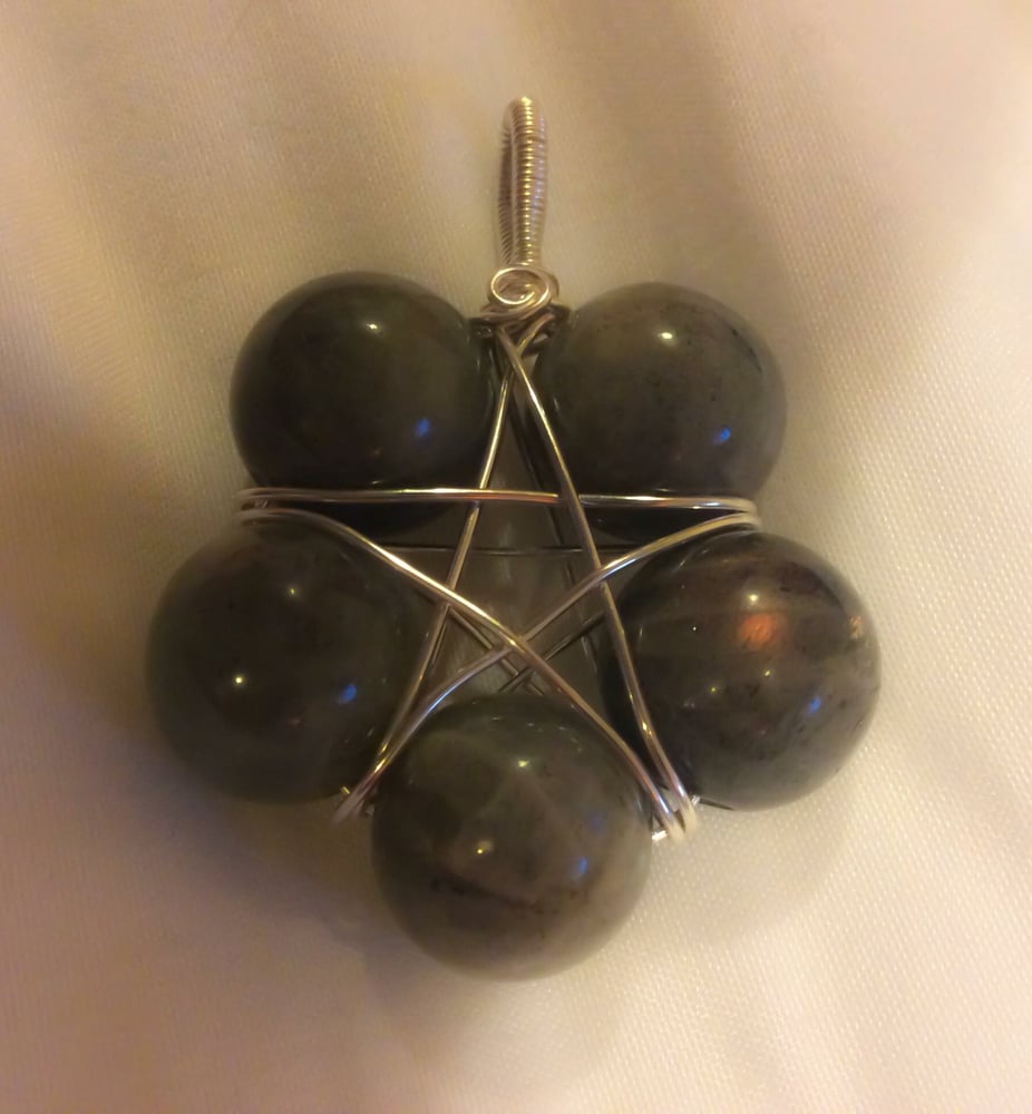 Image of Labradorite Pentacle 