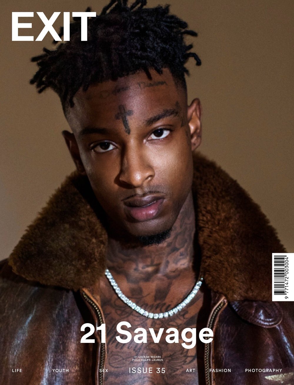 Image of EXIT MAGAZINE ISSUE 35 (21 SAVAGE COVER) SOLD OUT