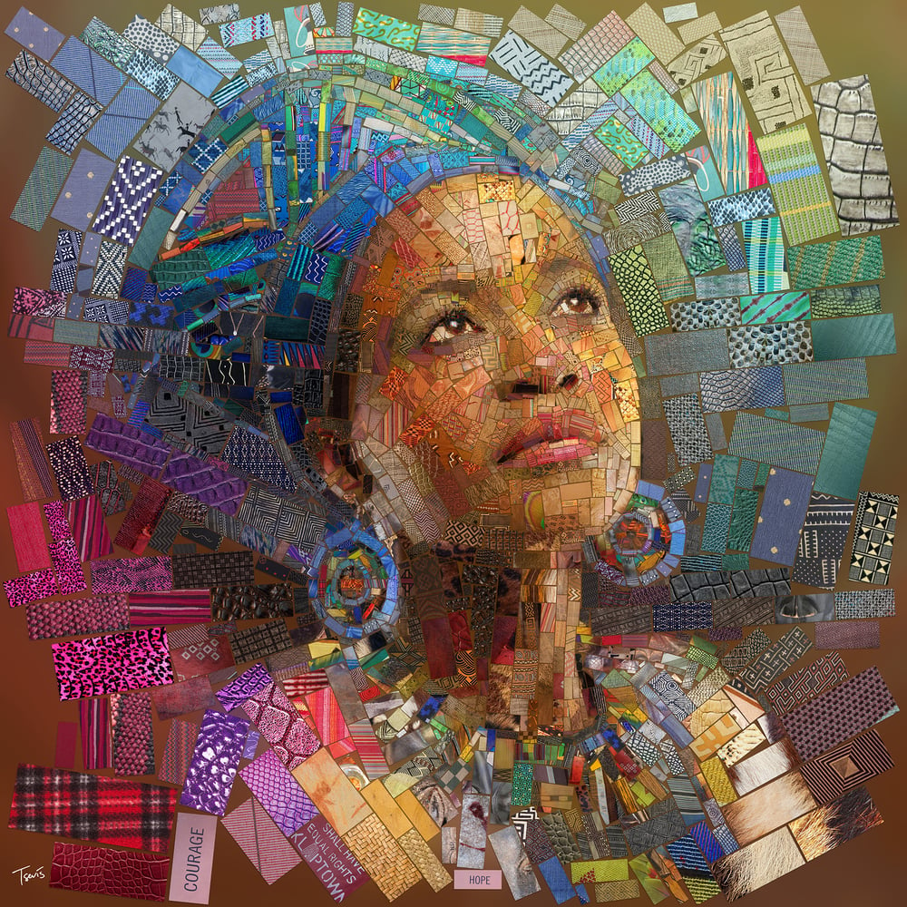 THE AFRICAN BRICKS "A Zulu girl" (Limited edition fine art prints) | tsevis