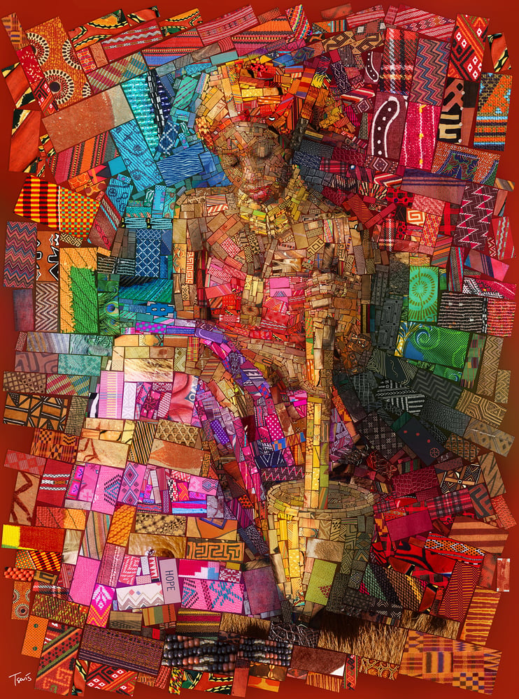 The African Bricks The Pap Lady Limited Edition Fine Art Prints