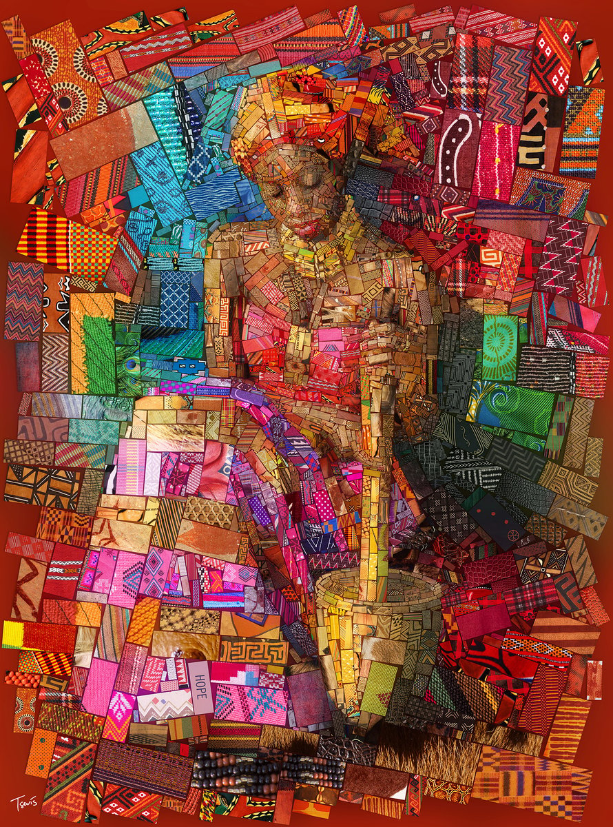 THE AFRICAN BRICKS "The Pap lady" (Limited edition fine art prints