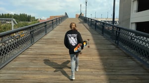 Image of Totem Zip up Black Hoodie