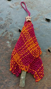 Image of Squires Tree Ornament 4, handwoven
