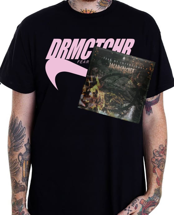 Image of "DRMCTCHR" T-SHIRT + "DREAMCATCHER" PHYSICAL CD