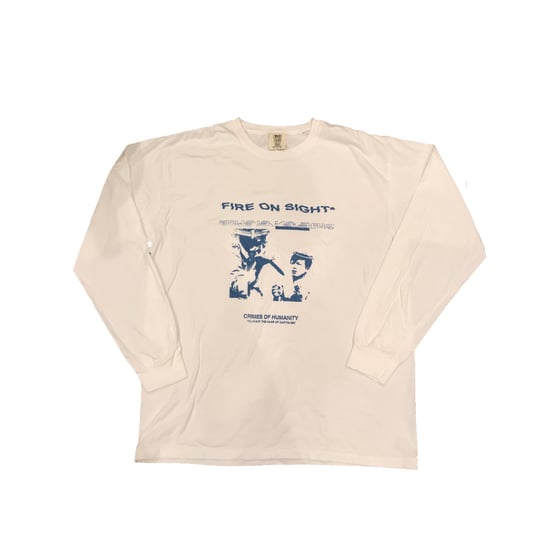 Image of Crimes of Humanity Long Sleeve Tee (Sand)