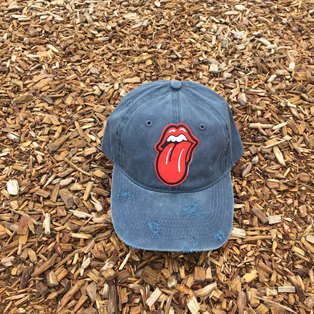 Image of Denim Rolling Stone Dad Cap