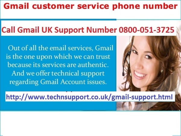 Image of Gmail Technical Support Number UK