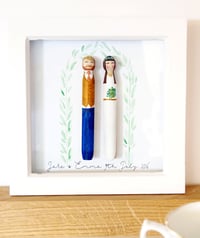 Image 1 of Wedding Peg Portrait