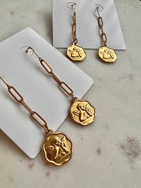 Image 3 of CHERUB LONG CHAIN EARRINGS 