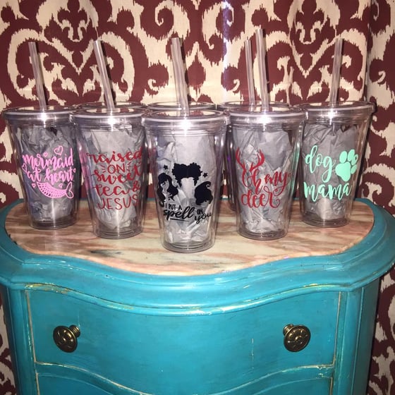 Image of Custom Vinyl Tumblers