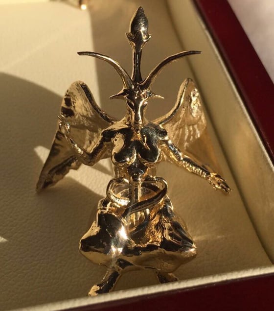 Image of 14k Baphomet Pendant