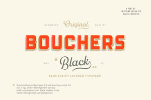 Image of Bouchers Sans Script 2.0