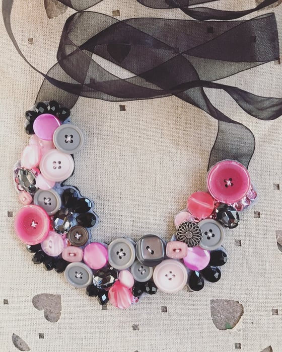 Image of Bottoncina Pink Panter