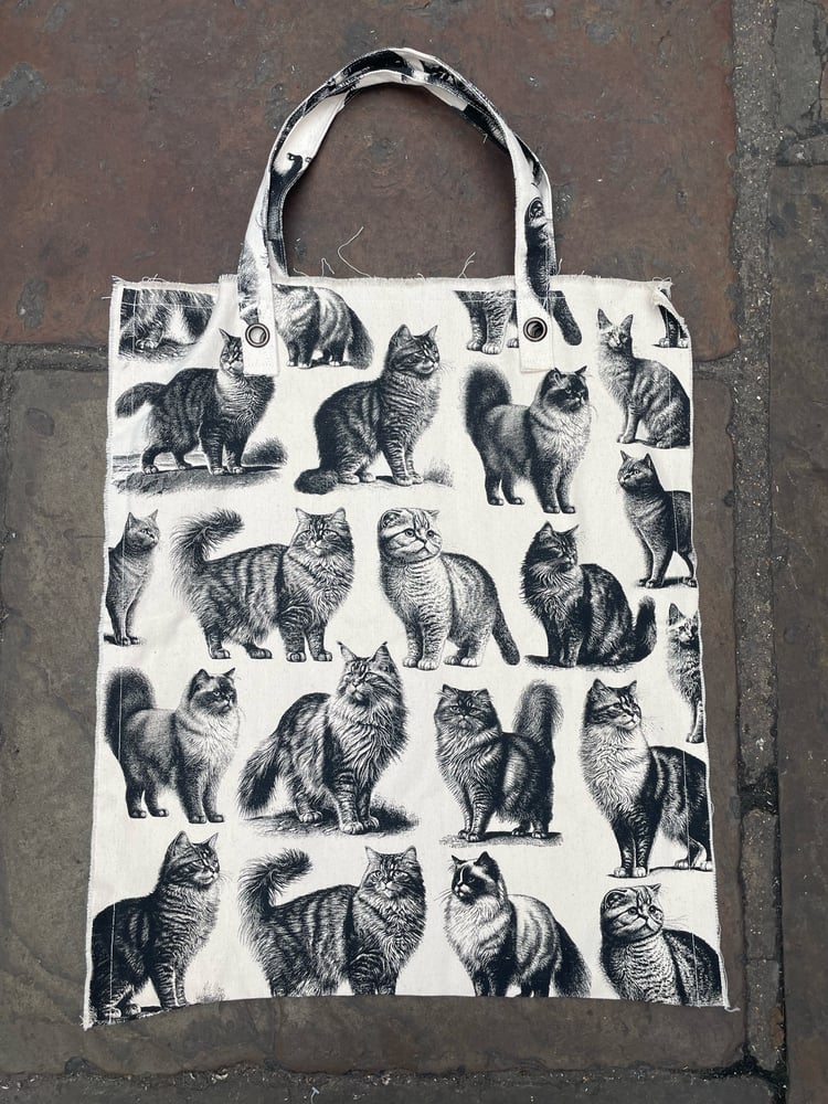 Image of Cat Giant Tote Bag