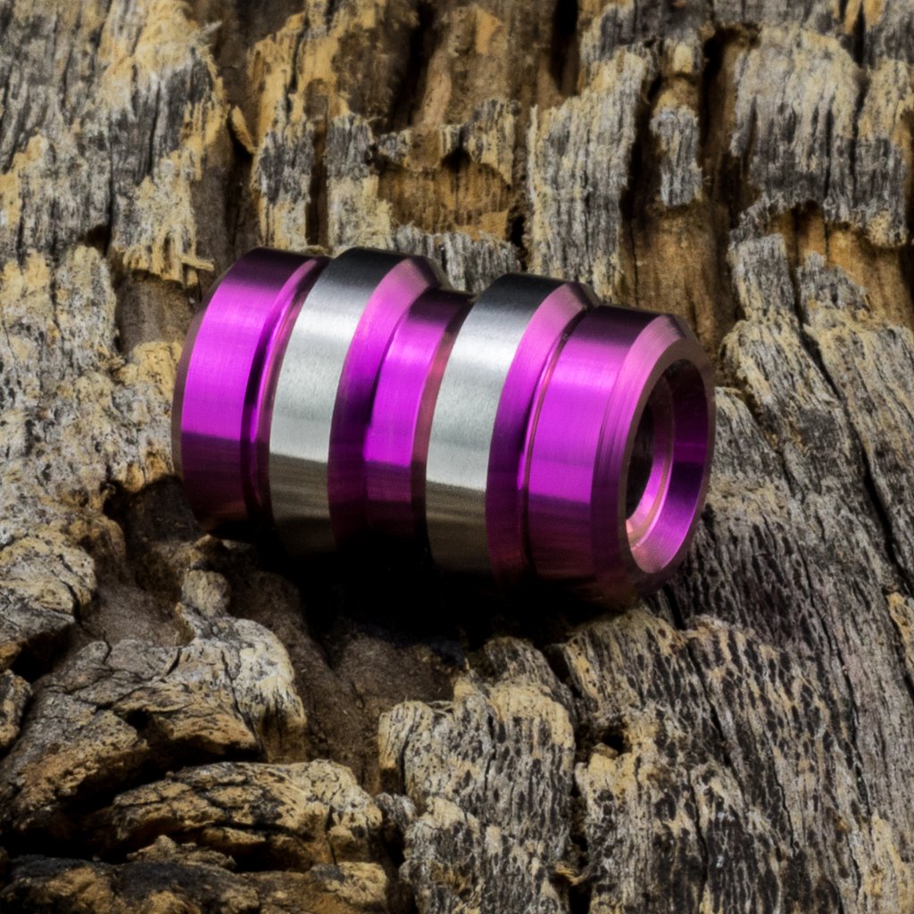 Image of Keg Hot Pink Ti Bead #1