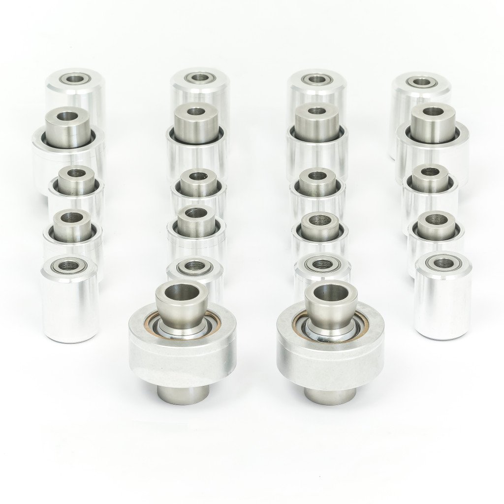 Image of Ballade Sports 00-09 S2000 Machine Finish Full Spherical Suspension Bushing Kit