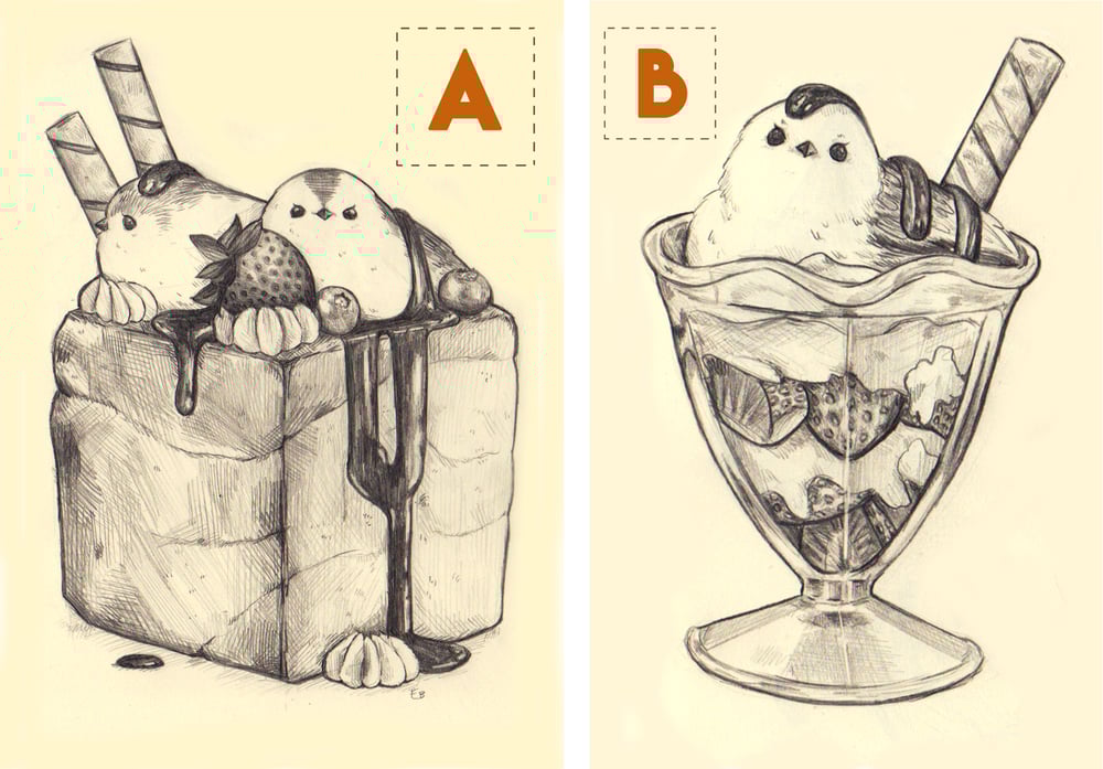 Image of Birb Desserts (PREORDER)