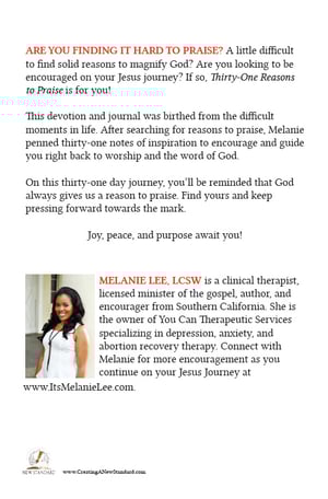 Image of Thirty-One Reasons to Praise: A 31-Day Devotion & Journal