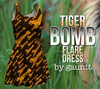 Image 1 of Tiger Bomb! Flare Dress