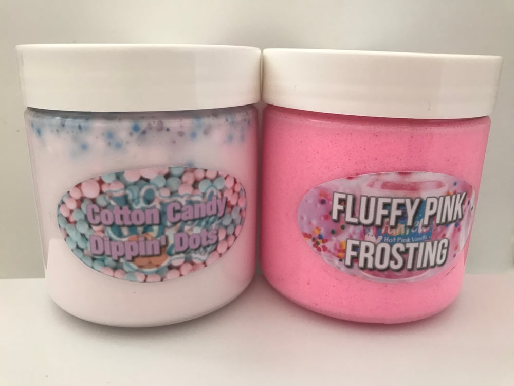 Image of candy slime duo! 2 8oz slimes